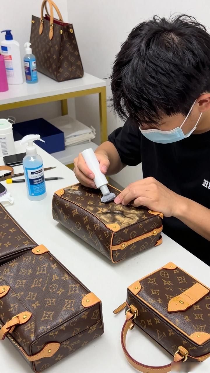LV包包磨损修复_LV包包磨损修复翻新维修_LV皮具翻新维修